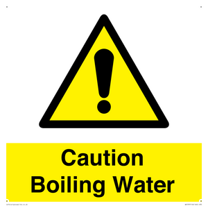 Caution Boiling Water